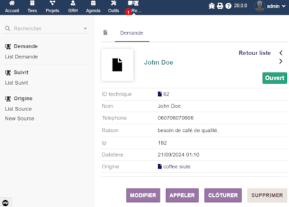 image representant un ecran du module